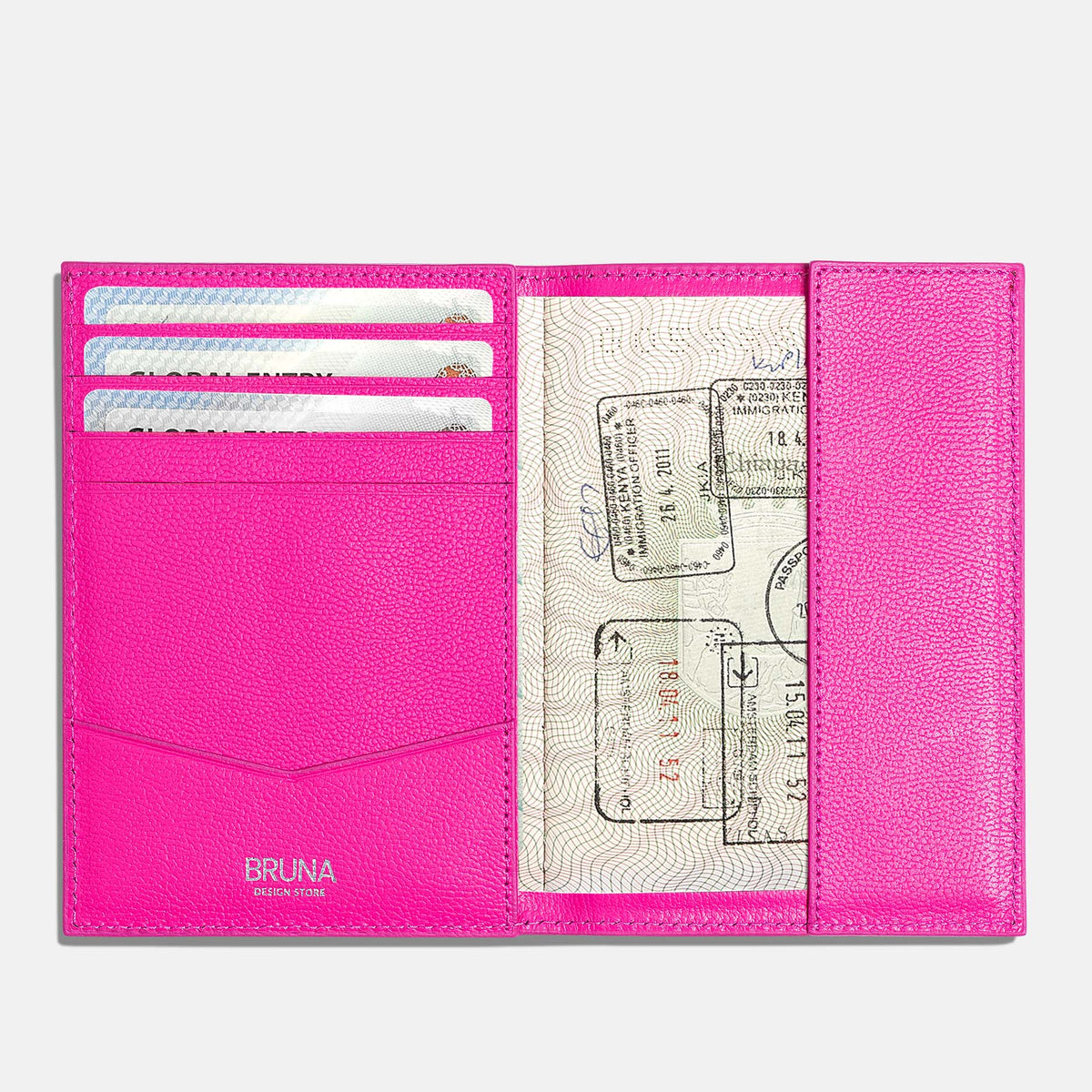 Funda Para Pasaporte Individual - Pink Tulip