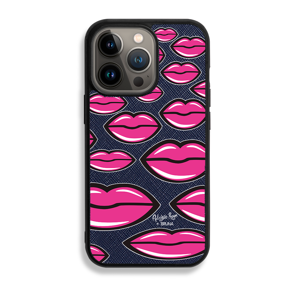 Give You A Kiss by Adrián Ruga - iPhone 13 Pro - Navy Blue