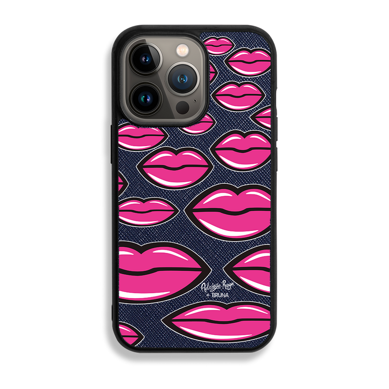 Give You A Kiss by Adrián Ruga - iPhone 13 Pro - Navy Blue