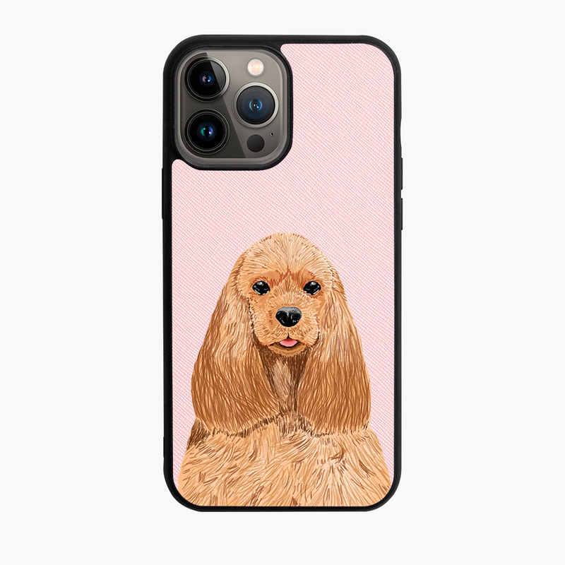Cocker Spaniel - iPhone 13 Pro Max - Forbidden Pink
