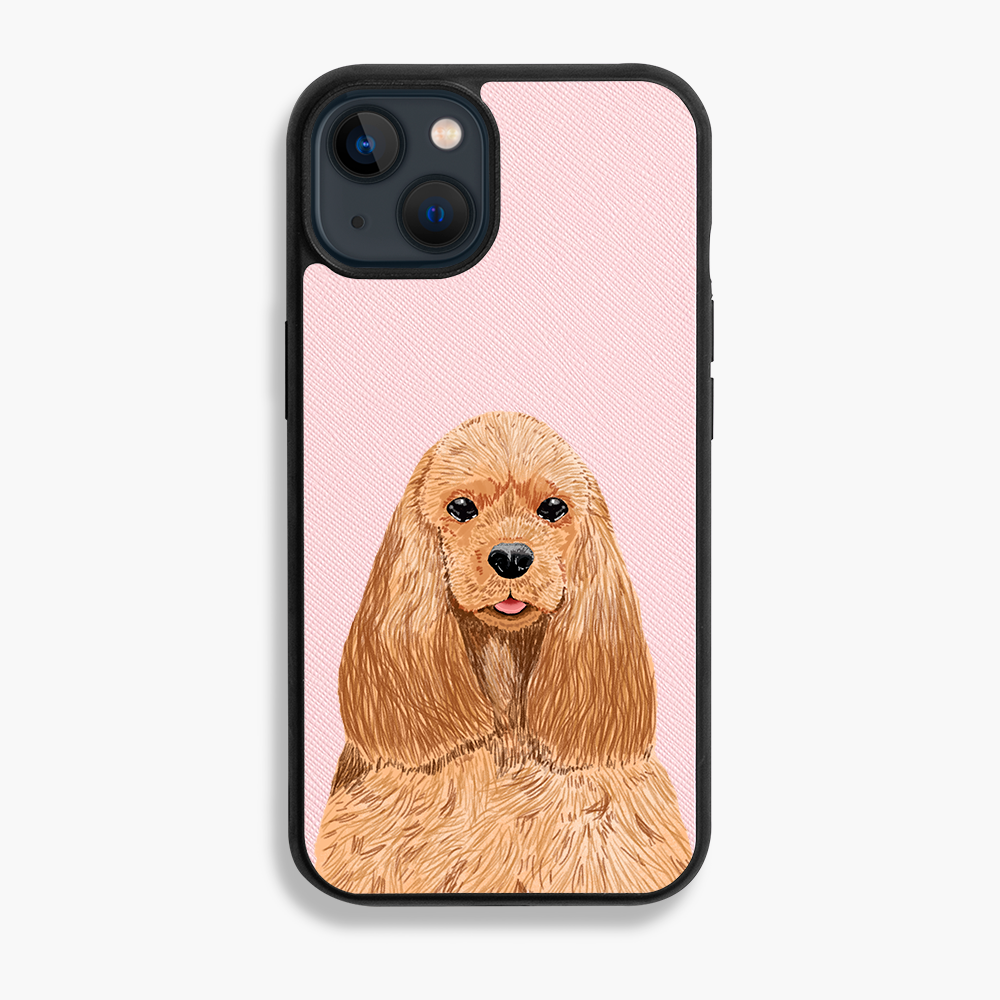Cocker Spaniel - iPhone 13 - Forbidden Pink