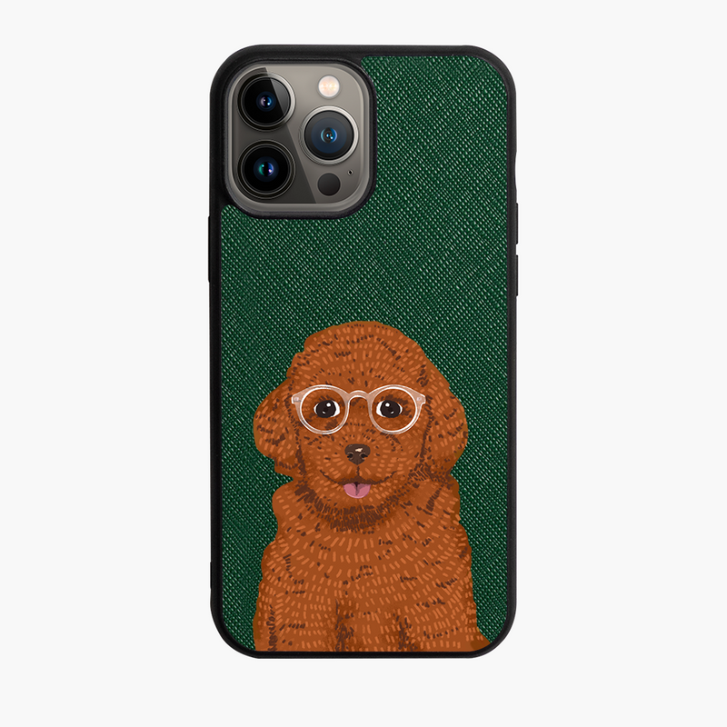Poodle Toy - iPhone 13 Pro Max - Forest Green