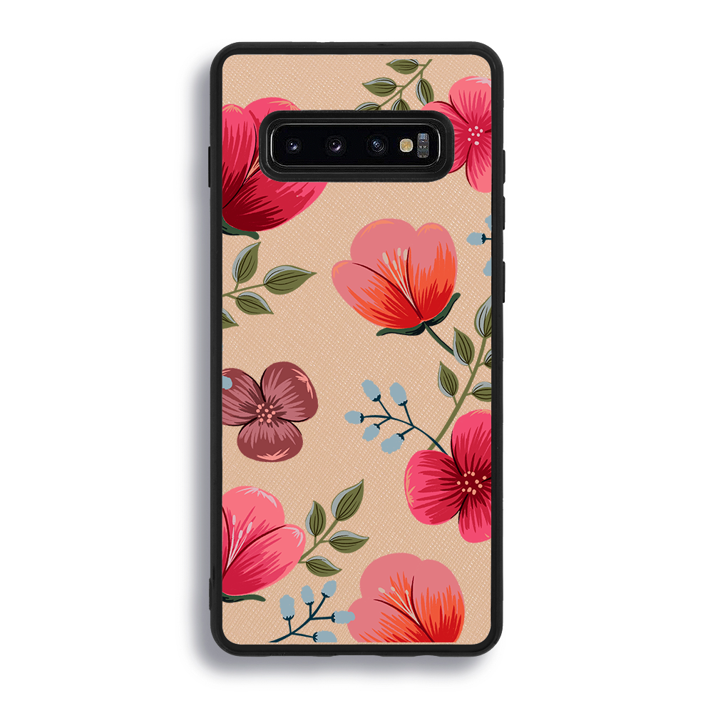 Blooming Beauties - Samsung S10 - Nude Coco