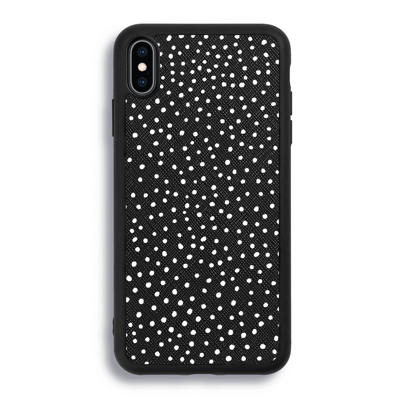 Dots - iPhone X/XS - Black Caviar