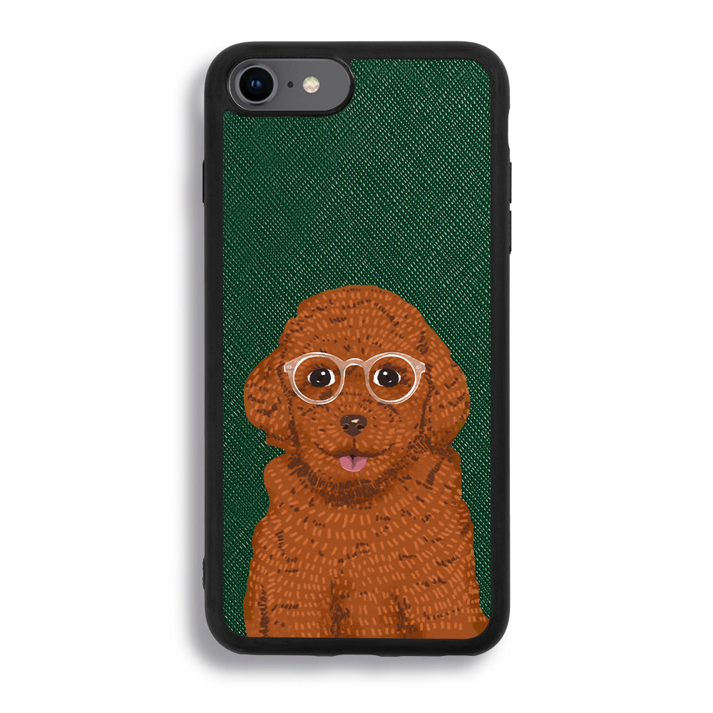 Poodle Toy - iPhone 7/8/SE - Forest Green