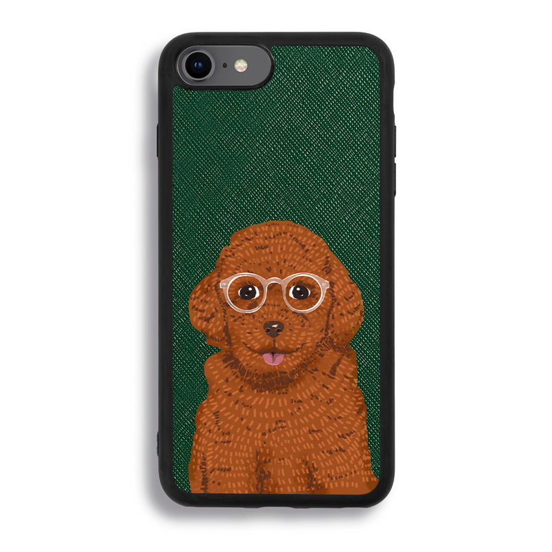 Poodle Toy - iPhone 7/8/SE - Forest Green