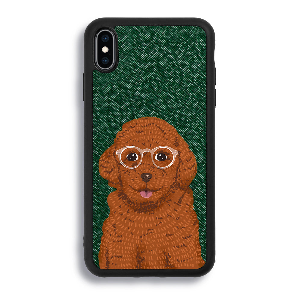 Poodle Toy - iPhone XS Max - Forest Green