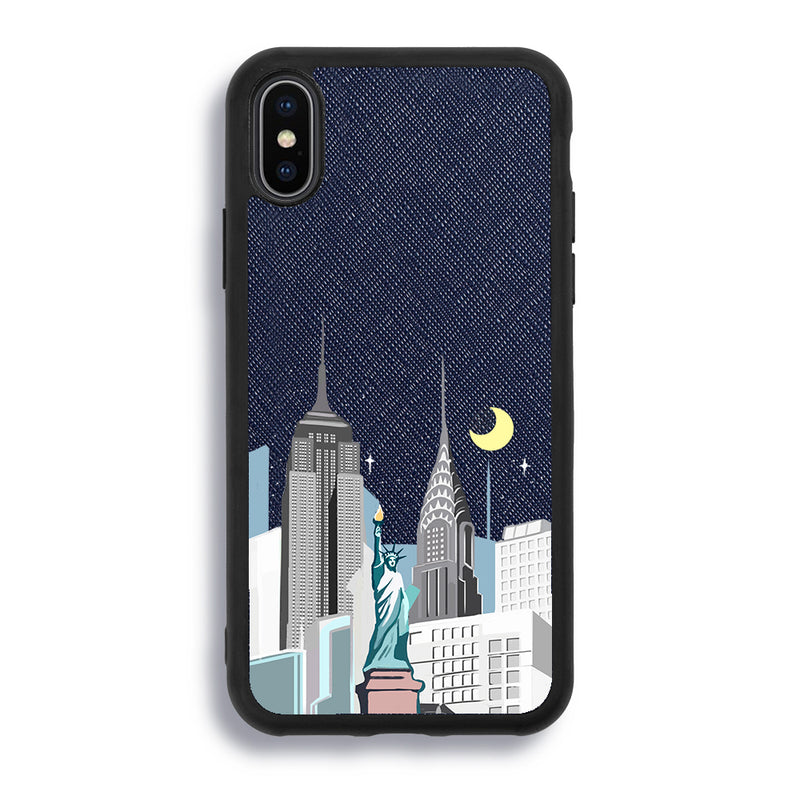 New York - iPhone X/XS - Navy Blue