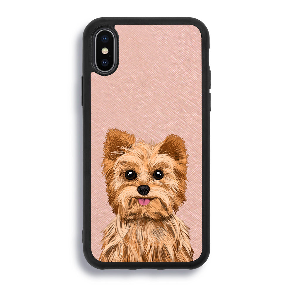 Yorkshire Terrier - iPhone X/XS - Pink Molly