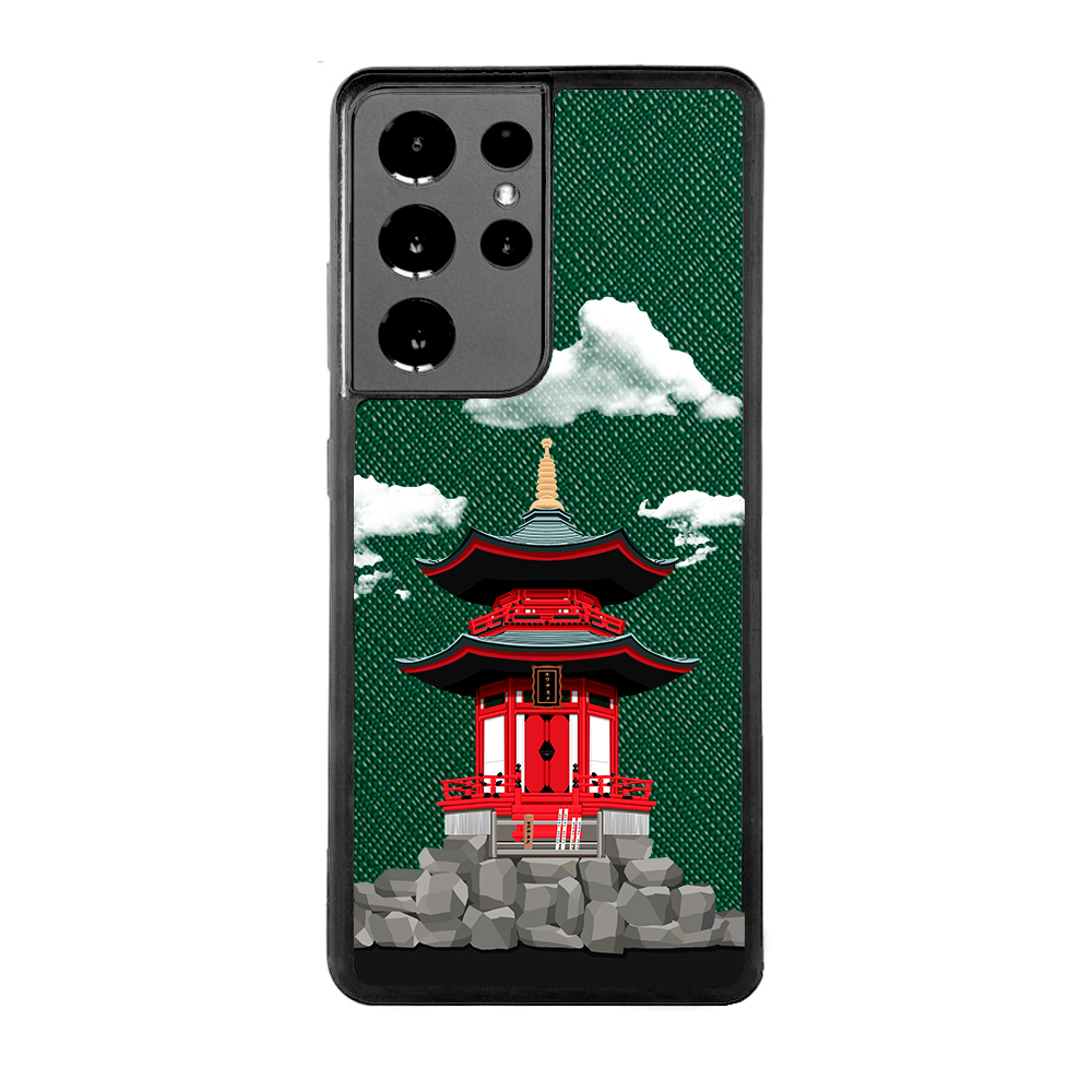 Japanese Building - Samsung S21 Ultra - Forest Green