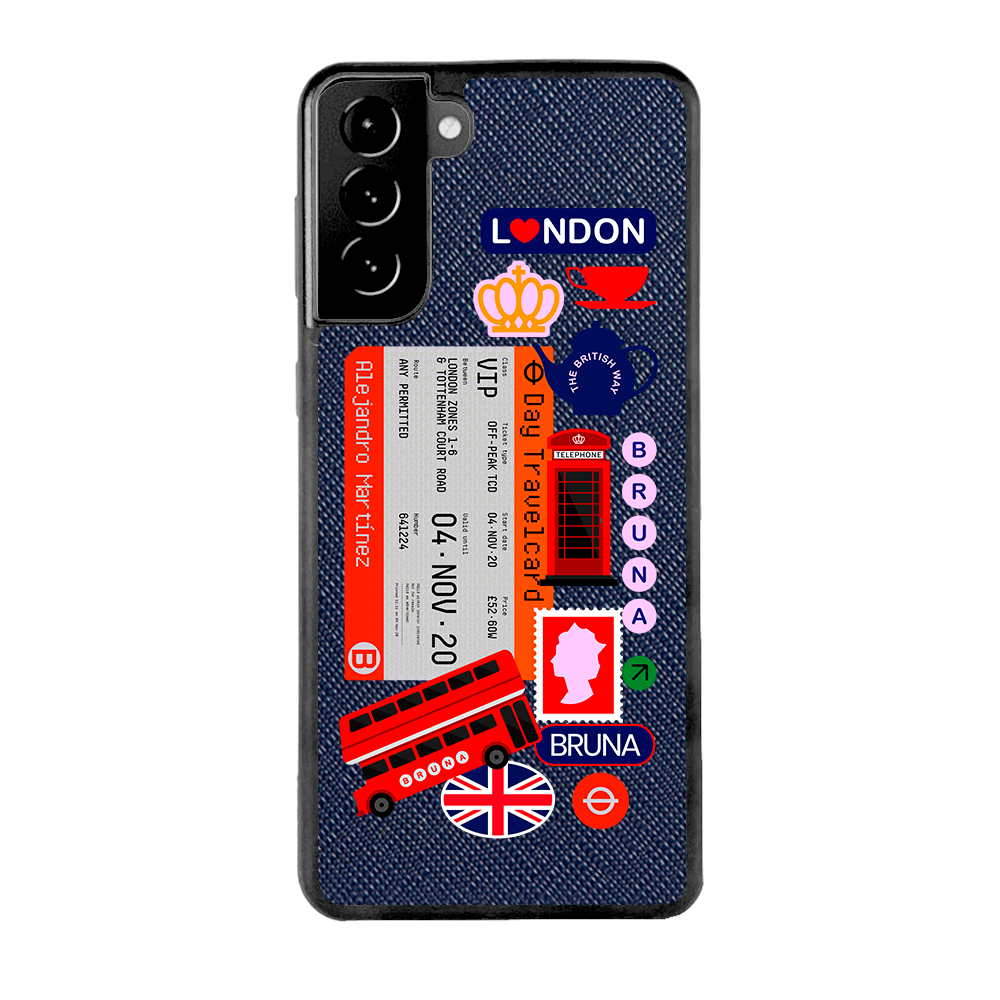 London City Stickers - Samsung S21 Plus - Navy Blue