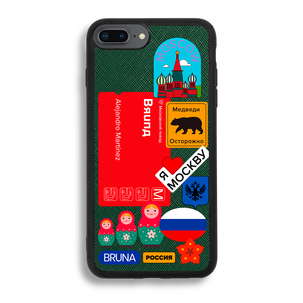 Moscow City Stickers - iPhone 7/8 Plus - Forest Green