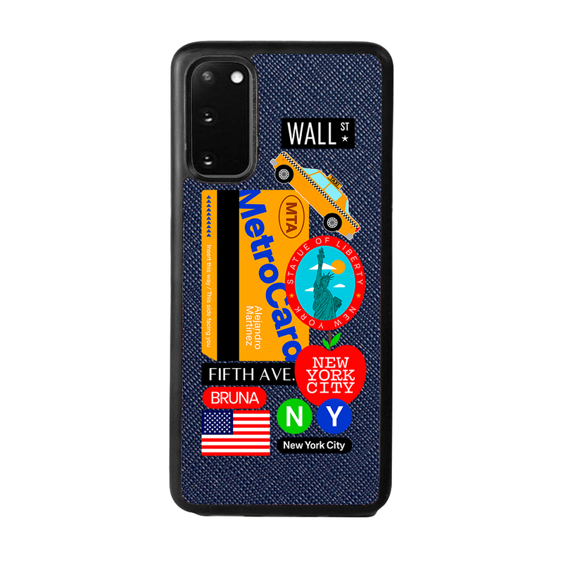 New York City Stickers - Samsung S20 - Navy Blue
