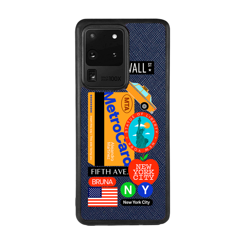 New York City Stickers - Samsung S20 Ultra- Navy Blue