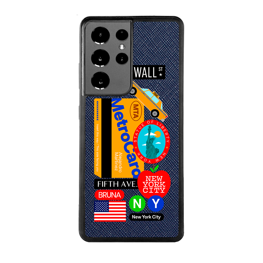 New York City Stickers - Samsung S21 Ultra - Navy Blue