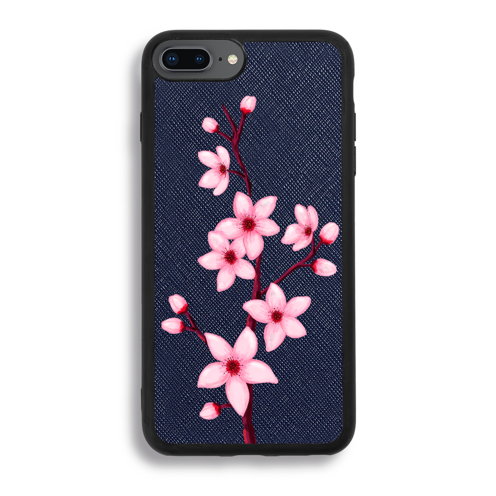 Pink Orchid - iPhone 7/8 Plus - Navy Blue