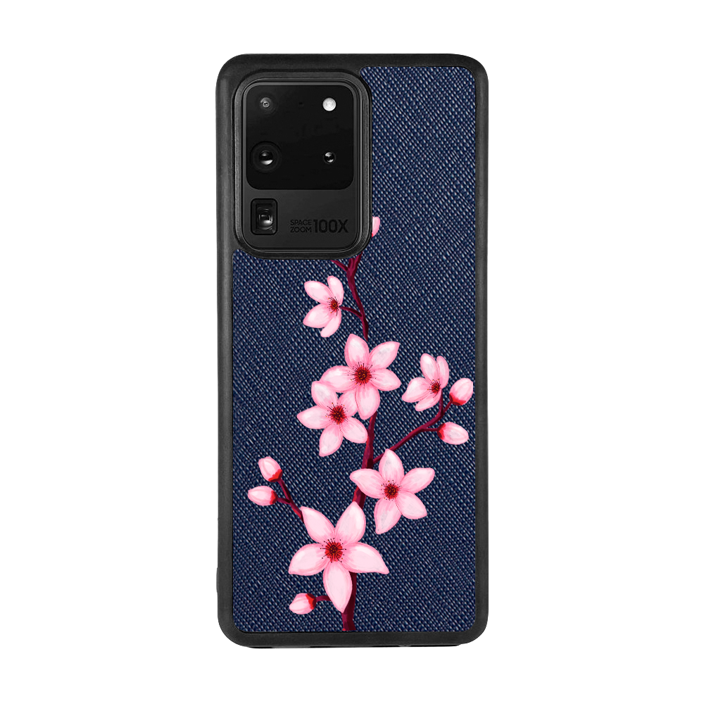 Pink Orchid - Samsung S20 Ultra - Navy Blue