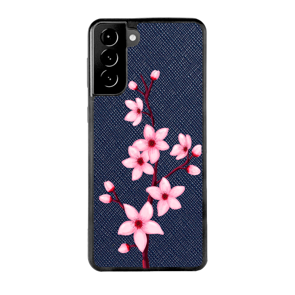 Pink Orchid - Samsung S21 Plus - Navy Blue
