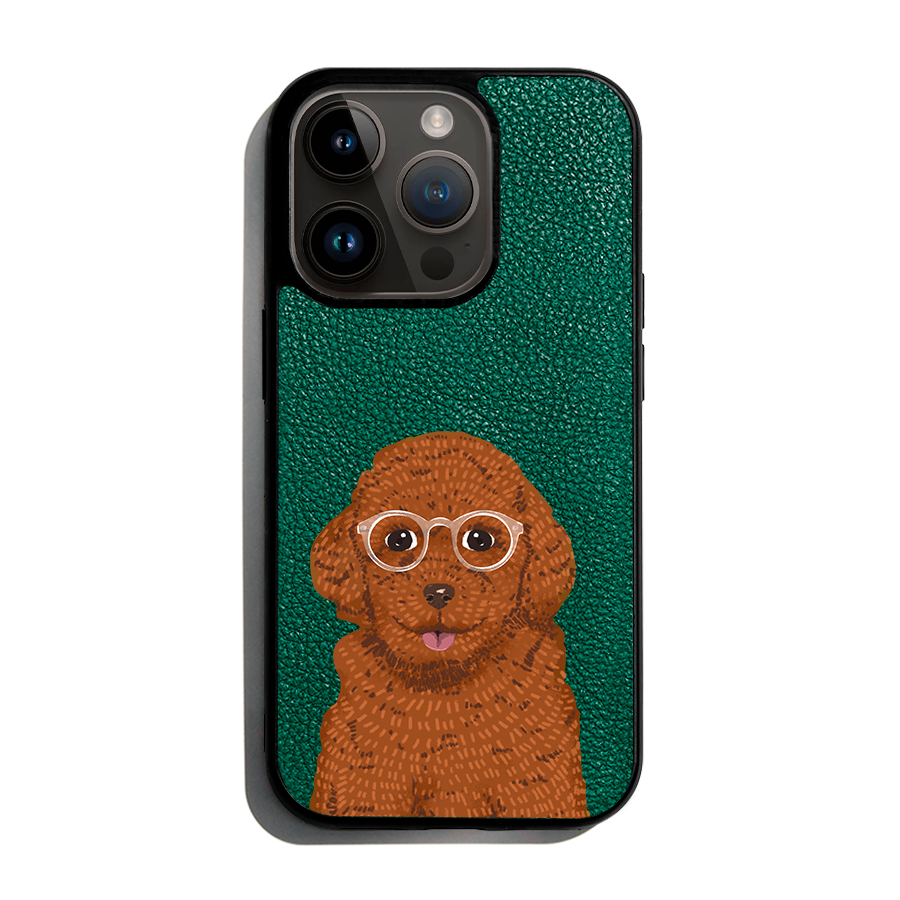Poodle Toy - iPhone 14 Pro - Forest Green