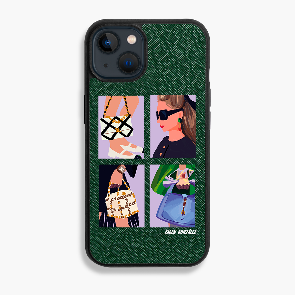 Fashion Moments by Karen González - iPhone 13 - Forest Green