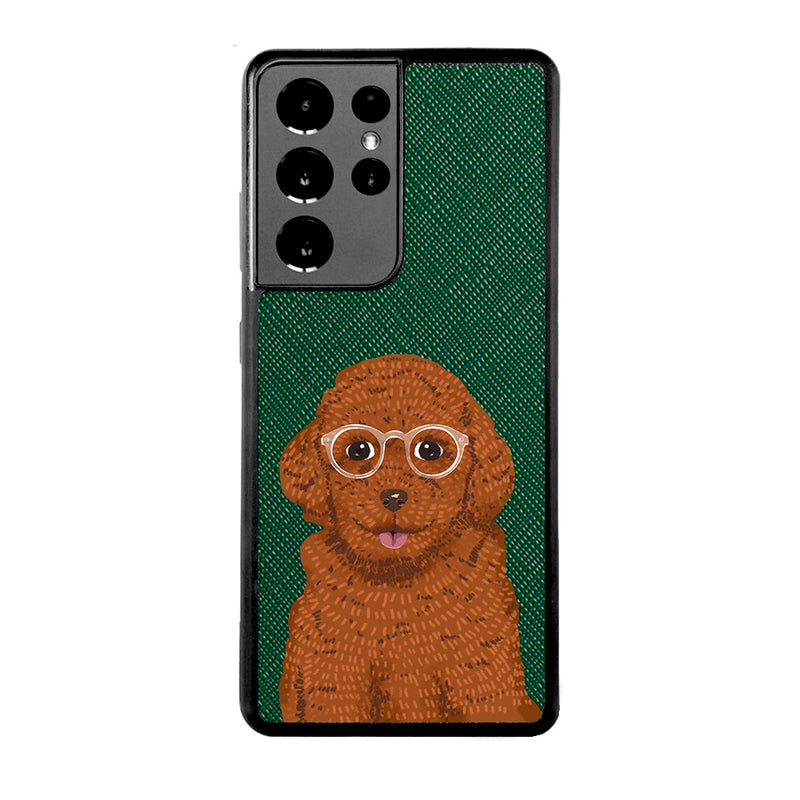 Poodle Toy - Samsung S21 Ultra - Forest Green