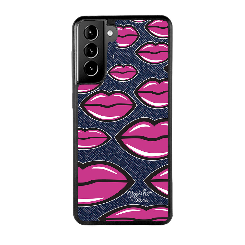 Give You A Kiss by Adrián Ruga - Samsung S21 Plus - Navy Blue