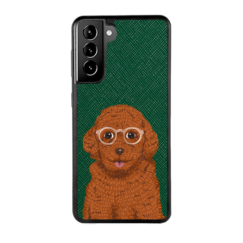 Poodle Toy - Samsung S21 - Forest Green