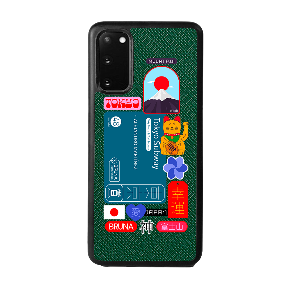 Tokyo City Stickers -S20 - Forest Green