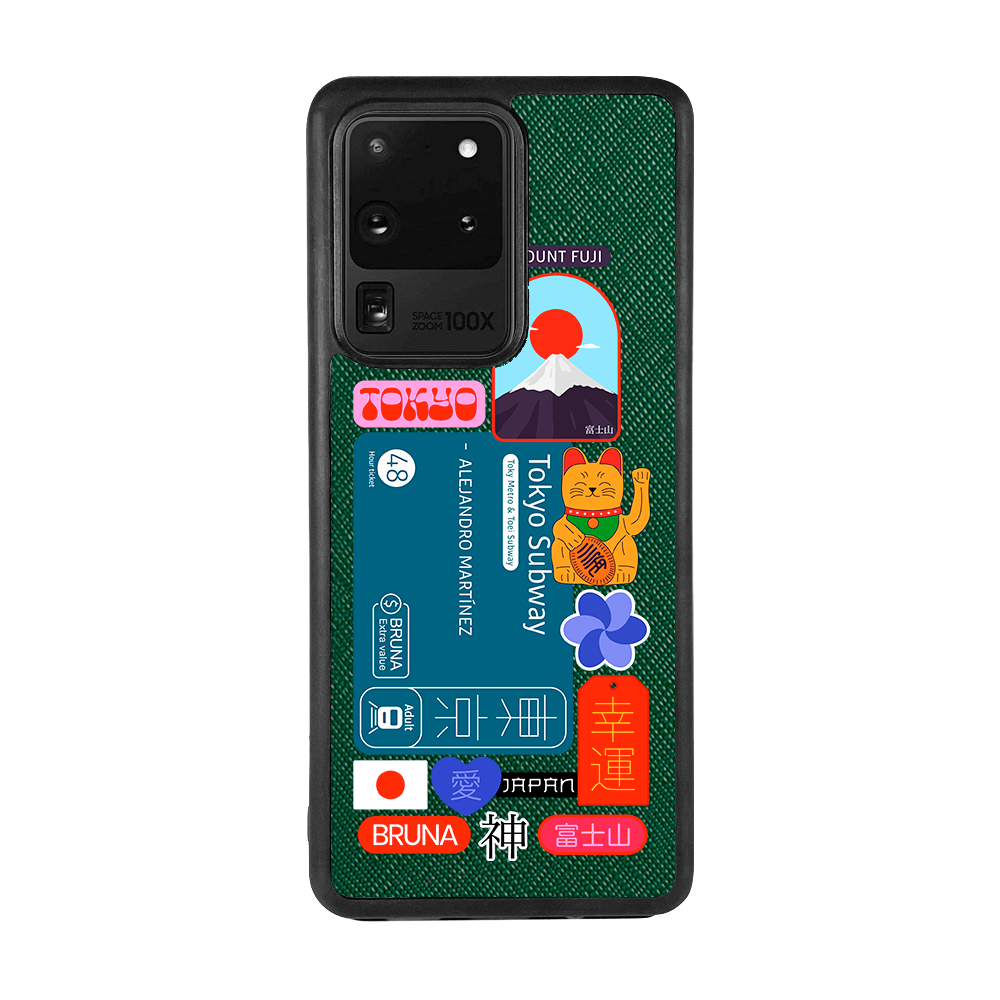 Tokyo City Stickers -S20 Ultra - Forest Green