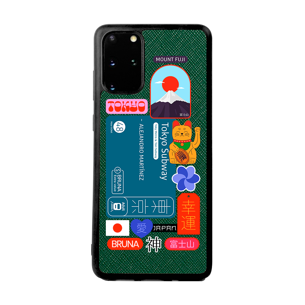 Tokyo City Stickers -S20 Plus - Forest Green