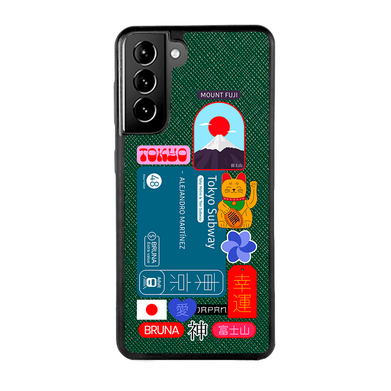 Tokyo City Stickers -S21 - Forest Green