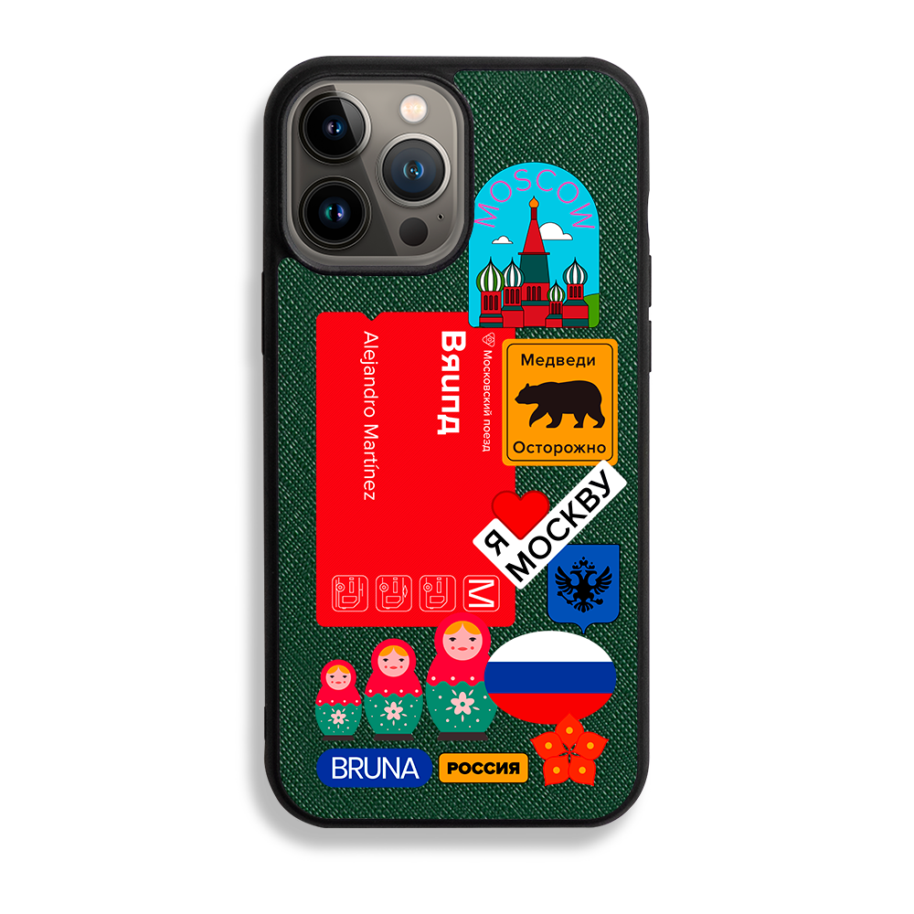 Moscow City Stickers - iPhone 13 Pro Max - Forest Green