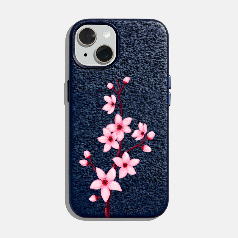 Pink Orchid - 14 - Navy Blue