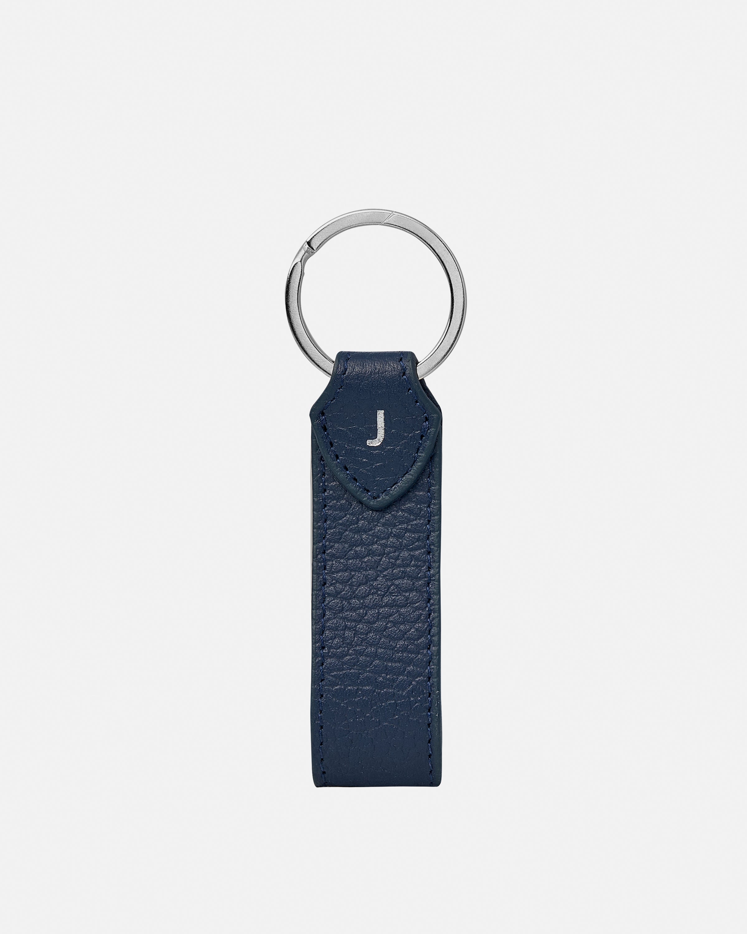Bruna Key Ring - Navy Blue