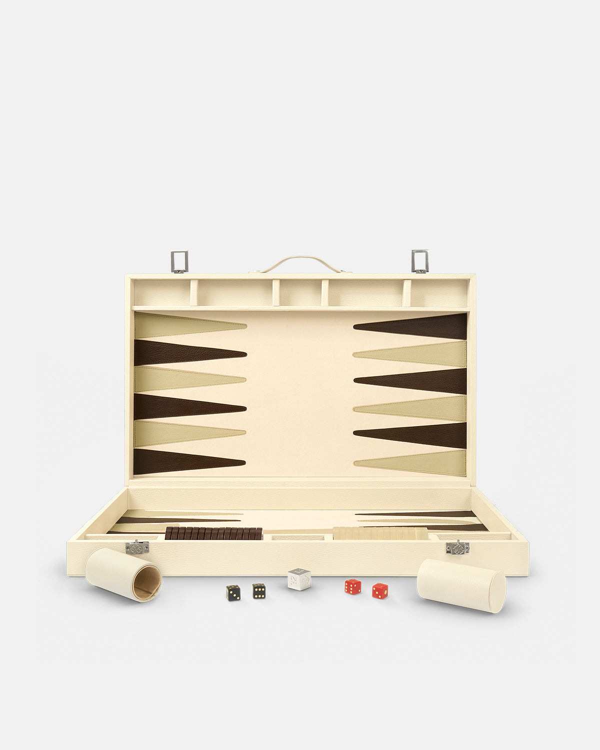 Backgammon Clásico Grande - Cream