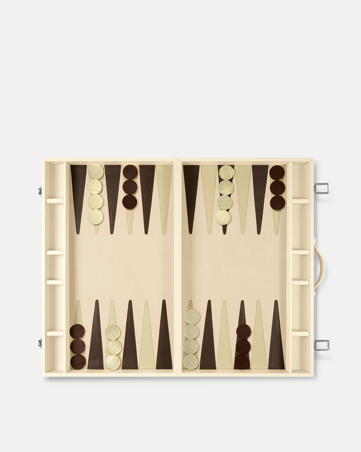 Backgammon Clásico Grande - Cream