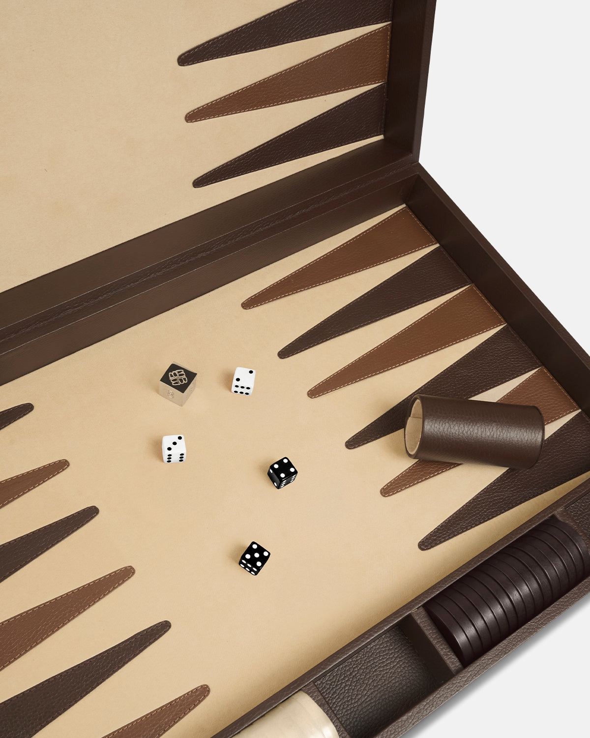 Backgammon Clásico Grande - Espresso