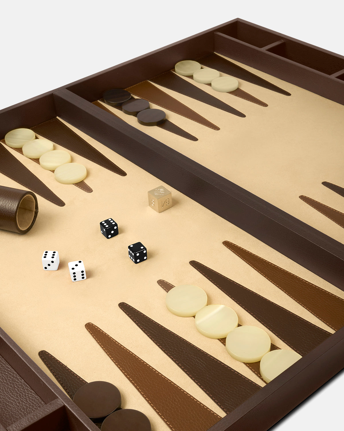 Backgammon Clásico Grande - Espresso