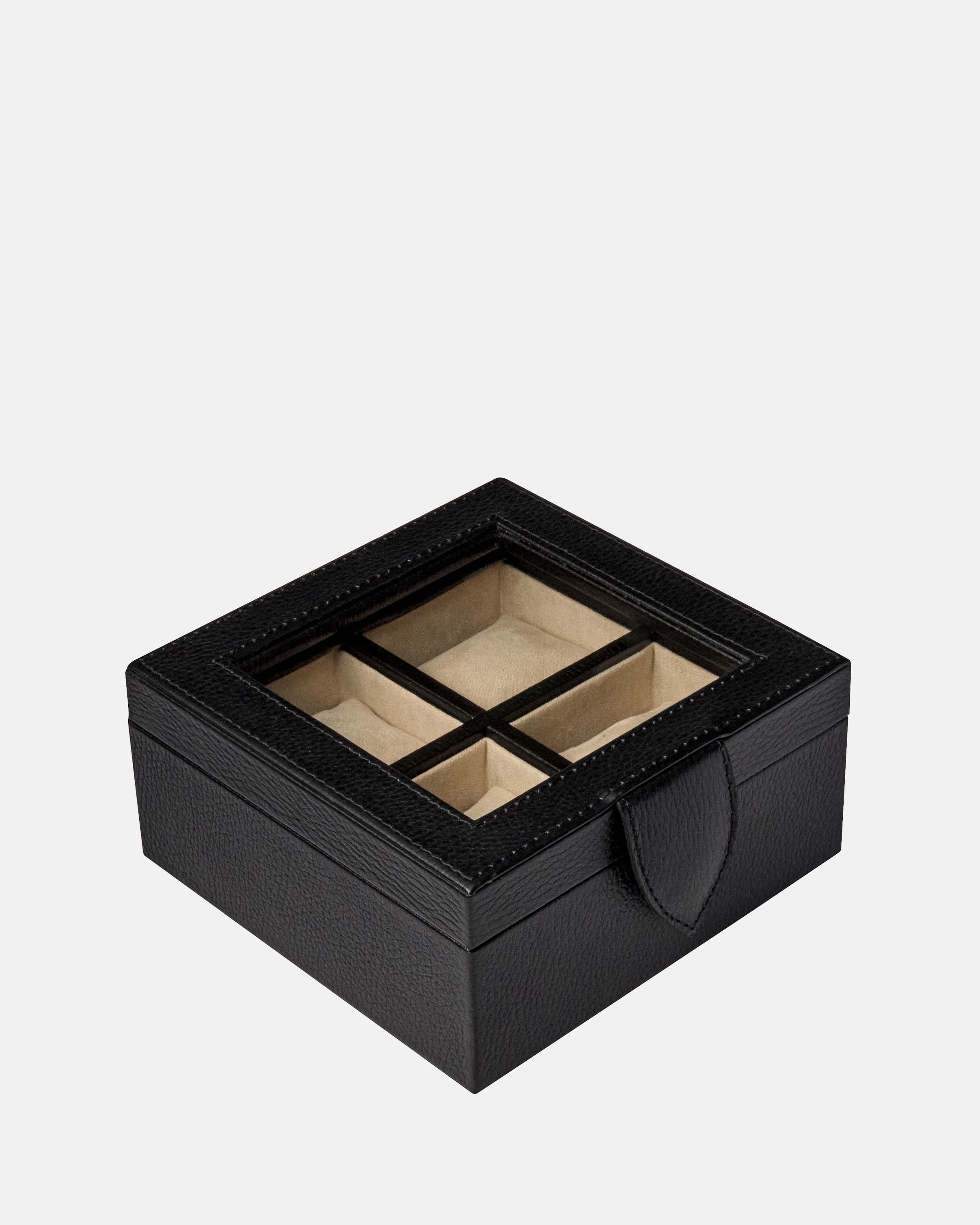 Caja 4 Relojes - Black Caviar