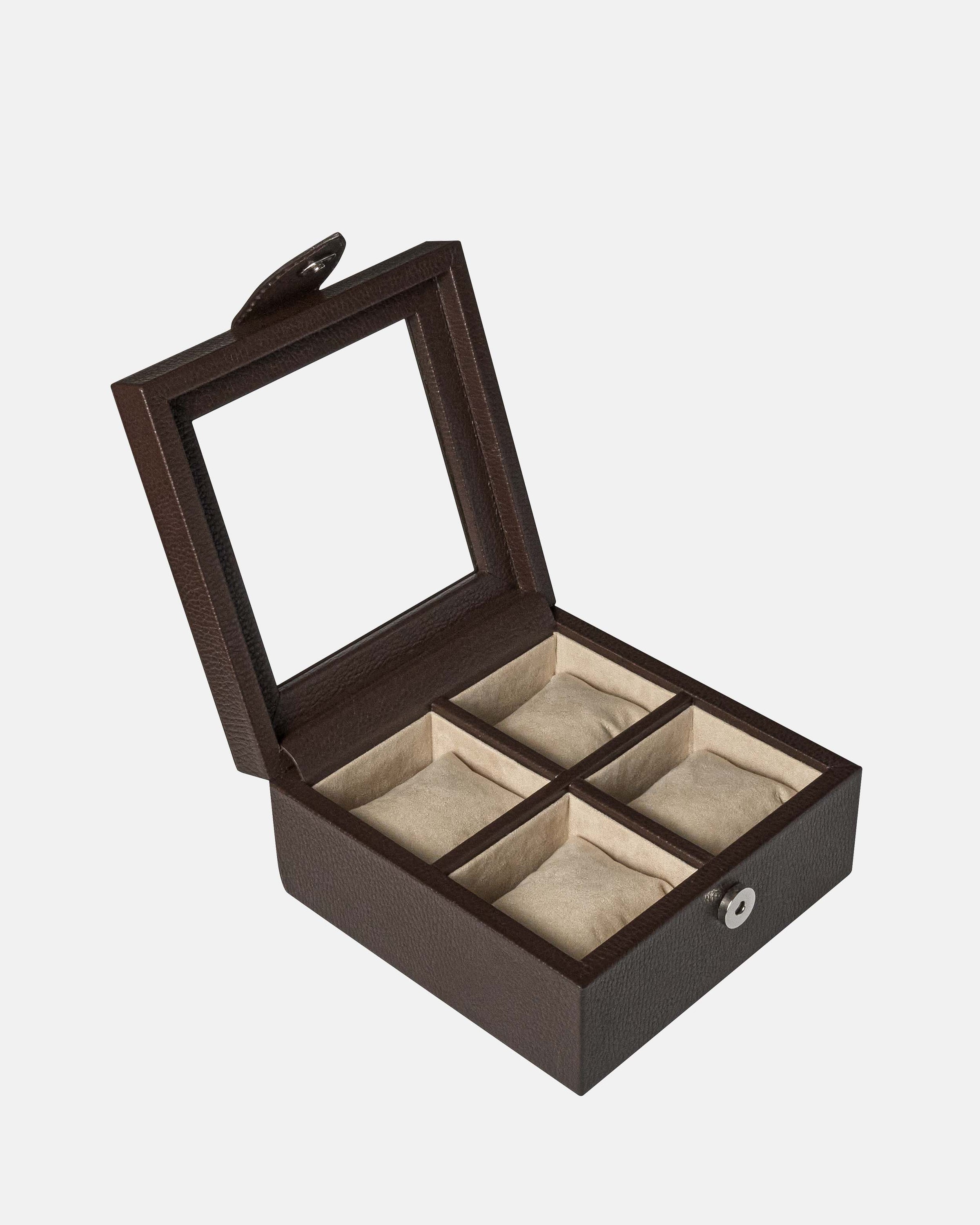 Caja 4 Relojes - Espresso