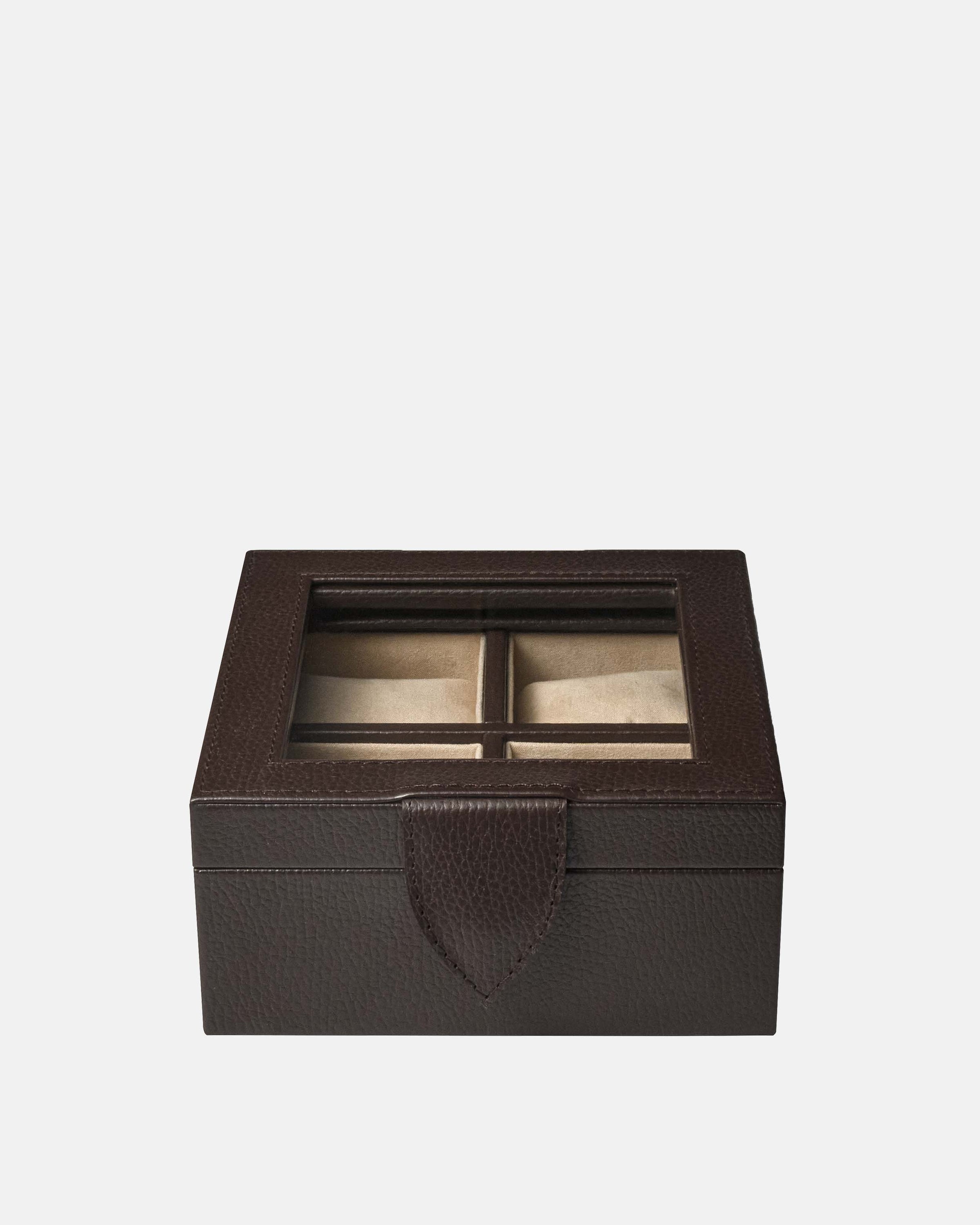 Caja 4 Relojes - Espresso