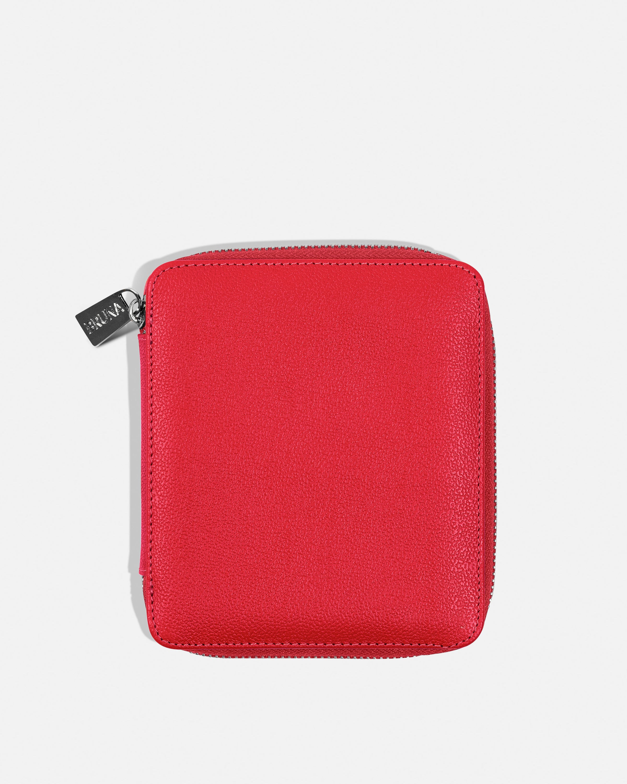 Zippered Passport Holder for 1 Passport - Black Caviar