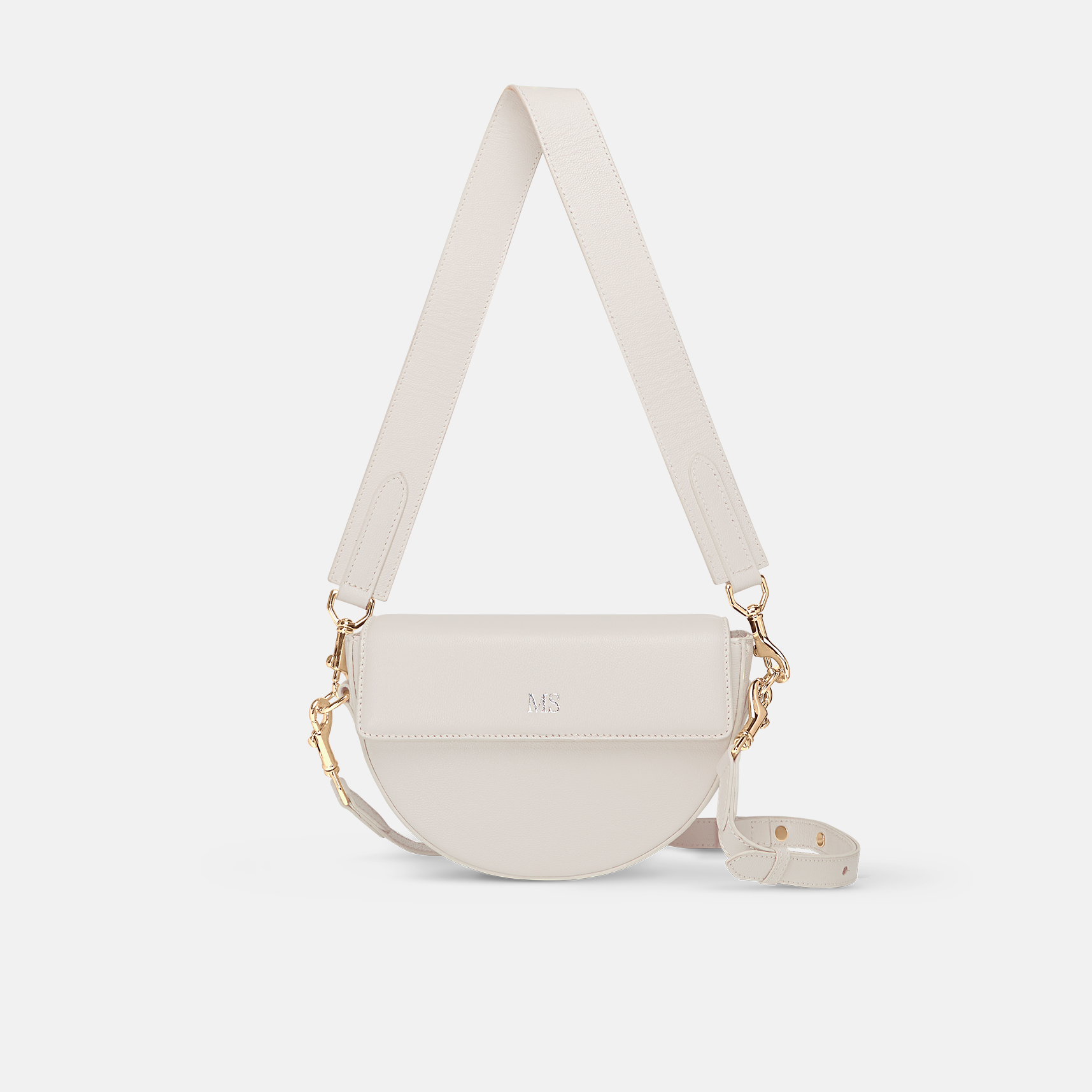 The Crescent Bag - Cream