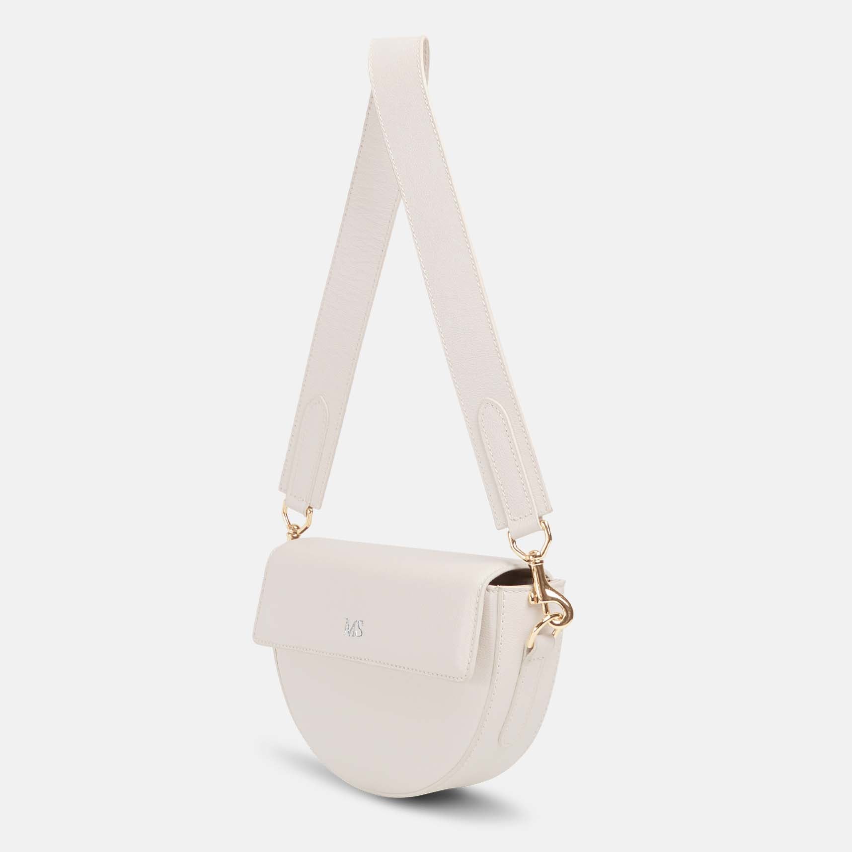 The Crescent Bag - Cream