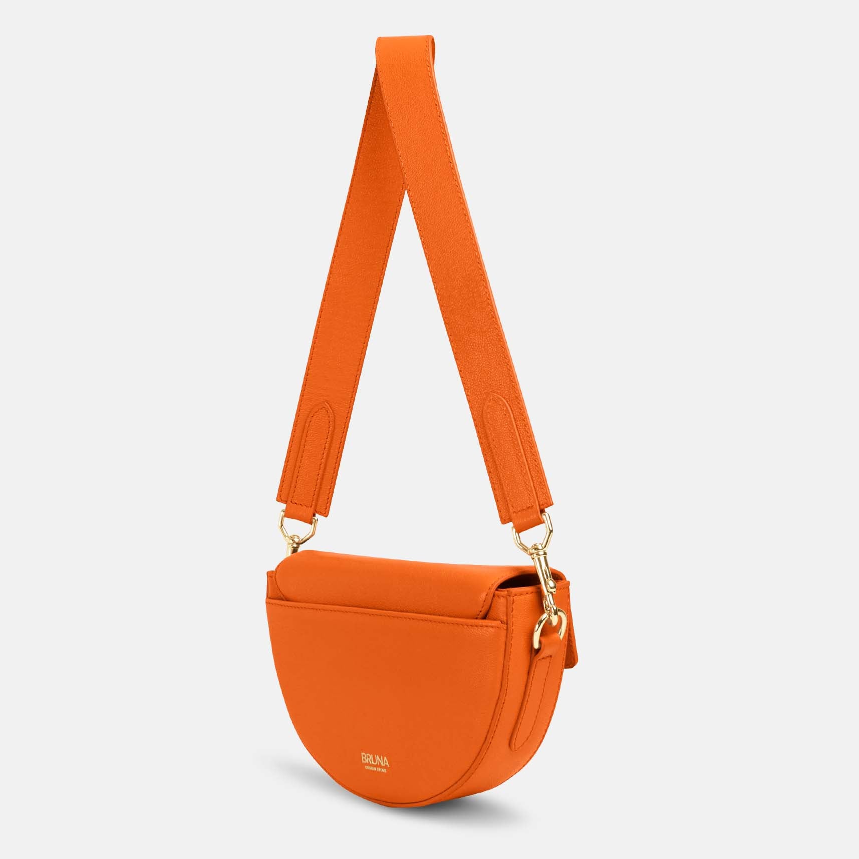 The Crescent Bag - Orange Solei