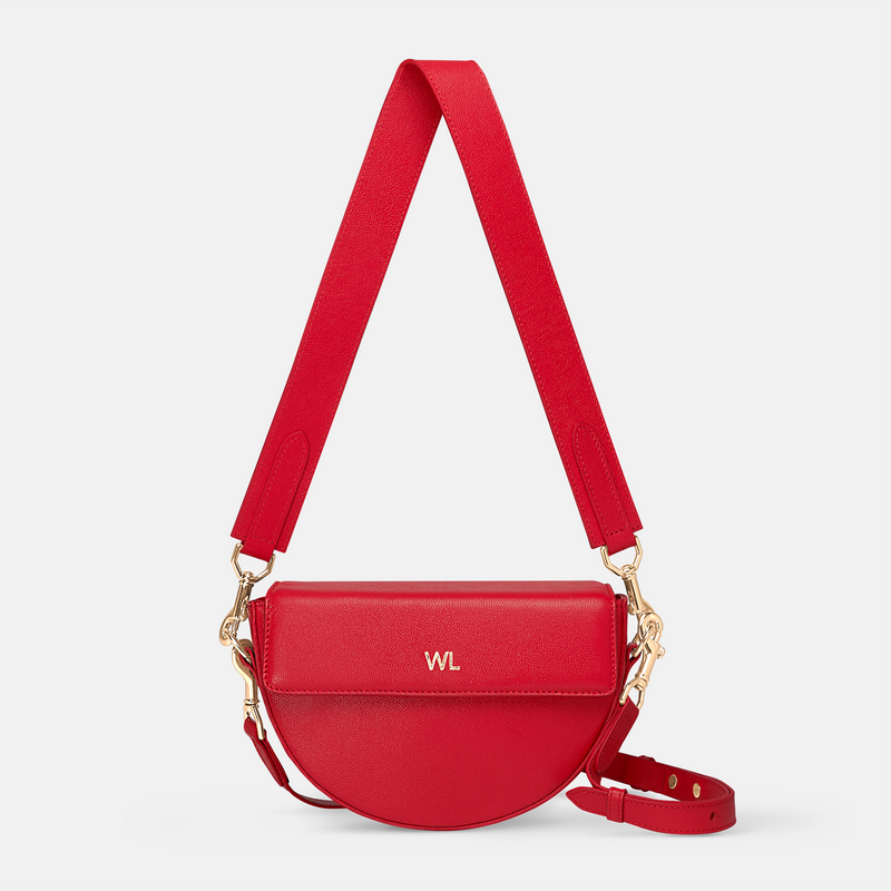 The Crescent Bag - Tokyo Red