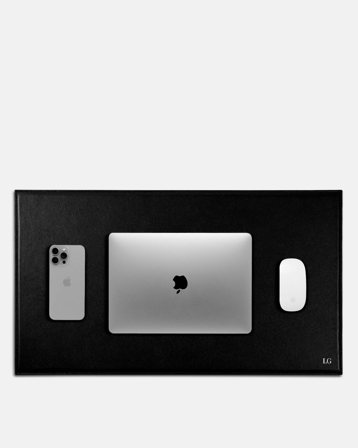 Desk Pad Rígido - Black Caviar