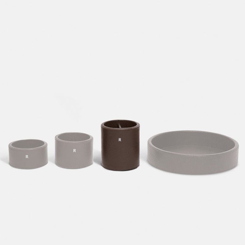 Portalápices con división - Espresso