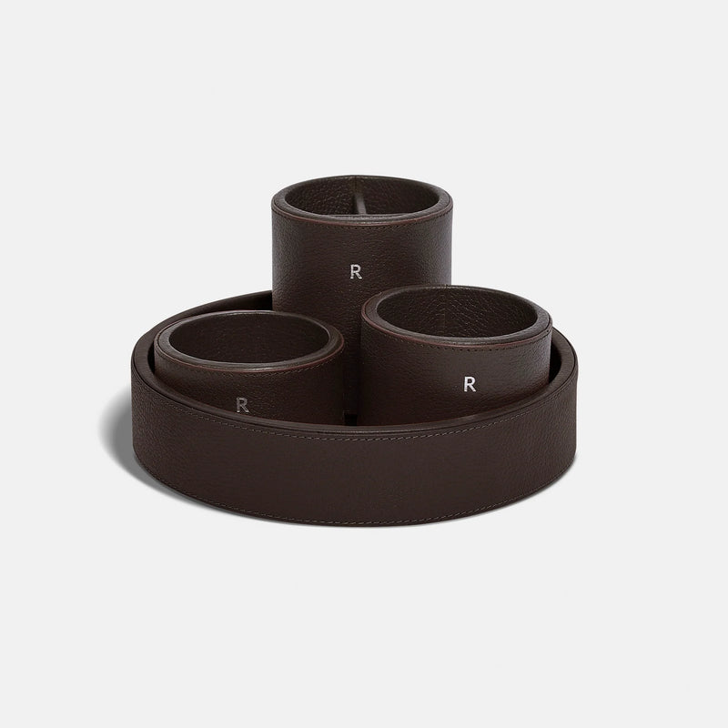 Portalápices con división - Espresso