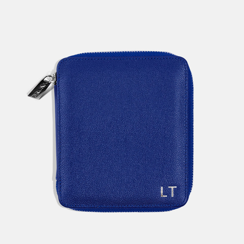 Funda con Cierre para 1 Pasaporte - Blue Riviera